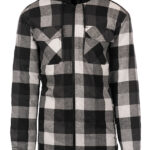 Men´s Flannel Jacket With Sherpa Hoodie