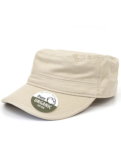 Organic Cotton Army Cap Washed