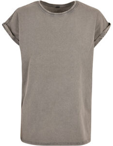 Ladies´ Acid Washed Extended Shoulder Tee