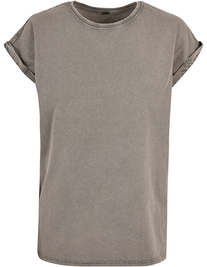 Ladies´ Acid Washed Extended Shoulder Tee