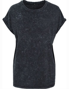 Ladies´ Acid Washed Extended Shoulder Tee