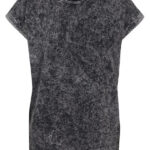 Ladies´ Acid Washed Extended Shoulder Tee
