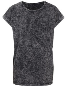 Ladies´ Acid Washed Extended Shoulder Tee