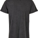 Acid Washed Round Neck Tee