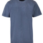 Acid Washed Round Neck Tee
