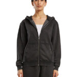Ladies Vintage Heavy Zip Hoody