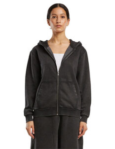 Ladies Vintage Heavy Zip Hoody