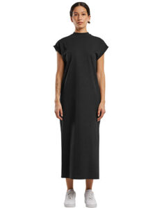 Ladies Long Extended Shoulder Dress