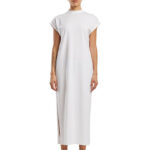Ladies Long Extended Shoulder Dress