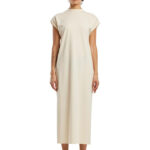 Ladies Long Extended Shoulder Dress