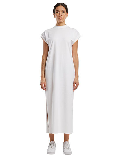 Ladies Long Extended Shoulder Dress