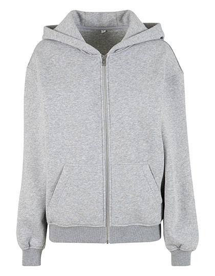 Ladies Loose Fit Zip Hoody