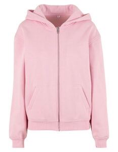 Ladies Loose Fit Zip Hoody