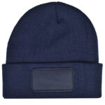Knitted Hat With Patch
