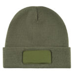 Knitted Hat With Patch