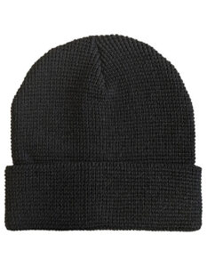 Knitted Beanie Waffle Look