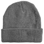 Knitted Beanie Waffle Look