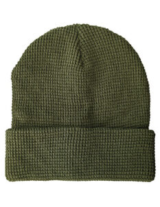 Knitted Beanie Waffle Look