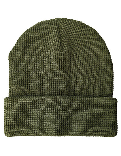 Knitted Beanie Waffle Look