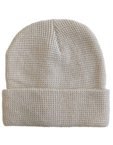 Knitted Beanie Waffle Look