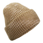 Chunky Knitted Patch Beanie