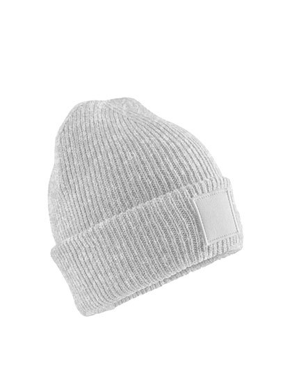 Kids Deep Cuffed Tonal Patch Beanie