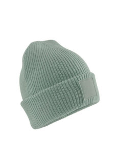 Kids Deep Cuffed Tonal Patch Beanie