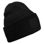 Deep Cuffed Tonal Patch Beanie