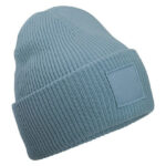 Deep Cuffed Tonal Patch Beanie