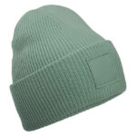 Deep Cuffed Tonal Patch Beanie