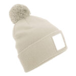 Appliqué Patch Pom Beanie