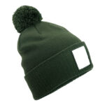 Appliqué Patch Pom Beanie