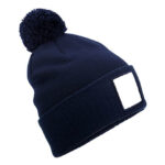 Appliqué Patch Pom Beanie