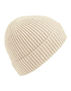 Engineered Knit Ribbed Beanie