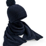 Knitted Scarf and Beanie Gift Set