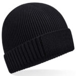Organic Cotton Engineered Patch Beanie