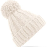 Cable Knit Melange Beanie