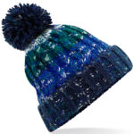 Corkscrew Pom Pom Beanie