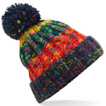 Corkscrew Pom Pom Beanie