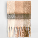 Fluffy Check Scarf