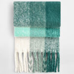 Fluffy Check Scarf