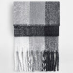 Fluffy Check Scarf