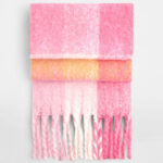 Fluffy Check Scarf