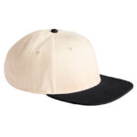 Contrast Flat Peak 6 Panel Cap