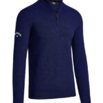Men´s 1/4 Zipped Merino Sweater