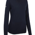 Ladies V-Neck Merino Sweater
