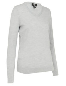 Ladies V-Neck Merino Sweater