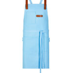 Bib Apron Canvas With Decorative Label