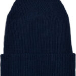 Recycled Yarn Ribbed Knit Beanie