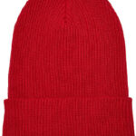 Recycled Yarn Ribbed Knit Beanie